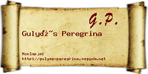 Gulyás Peregrina névjegykártya